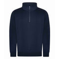 Navy - Front - PRO RTX Mens Quarter Zip Sweatshirt