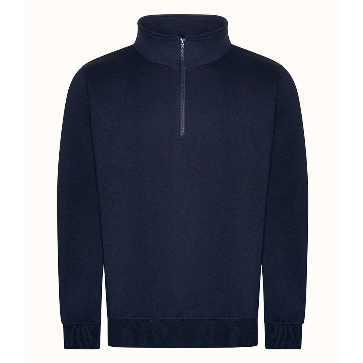 Navy - Front - PRO RTX Mens Quarter Zip Sweatshirt