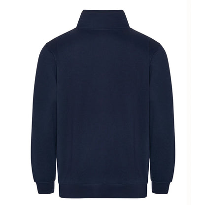 Navy - Back - PRO RTX Mens Quarter Zip Sweatshirt