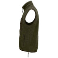 Army-Dark Army - Back - SOLS Unisex Adult Fury Sherpa Body Warmer