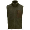 Army-Dark Army - Front - SOLS Unisex Adult Fury Sherpa Body Warmer