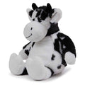Black-White - Side - Mumbles Zippie Cow Plush Toy