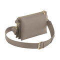 Taupe - Front - Bagbase Boutique Crossbody Bag