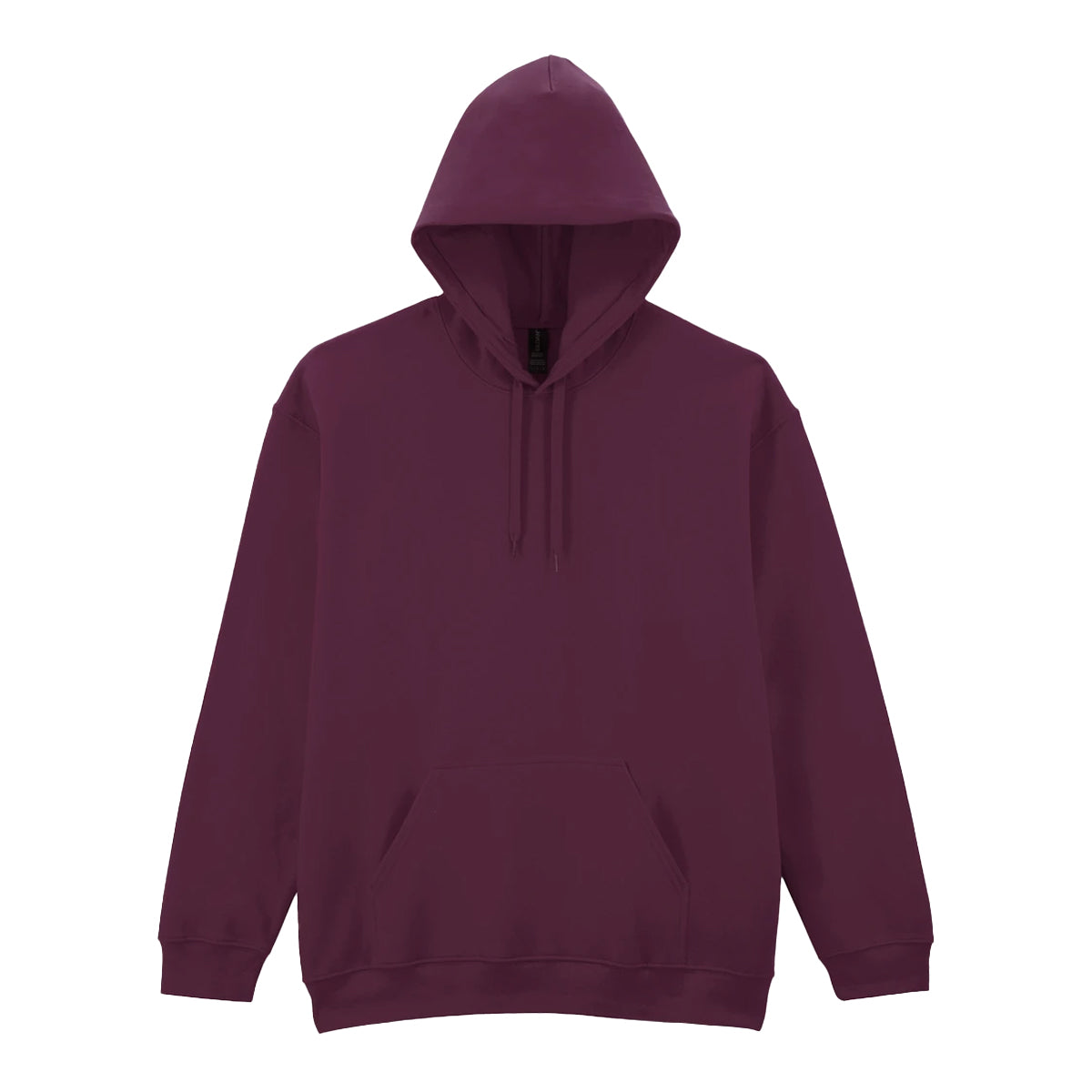 Maroon - Front - Gildan Mens Softstyle Midweight Hoodie