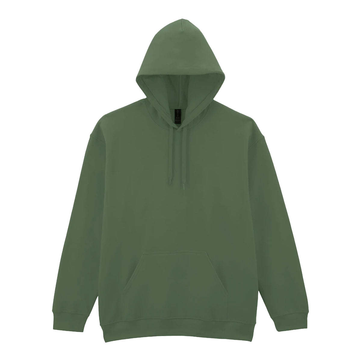 Military Green - Front - Gildan Mens Softstyle Midweight Hoodie