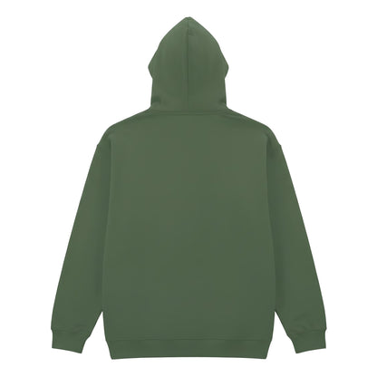Military Green - Back - Gildan Mens Softstyle Midweight Hoodie
