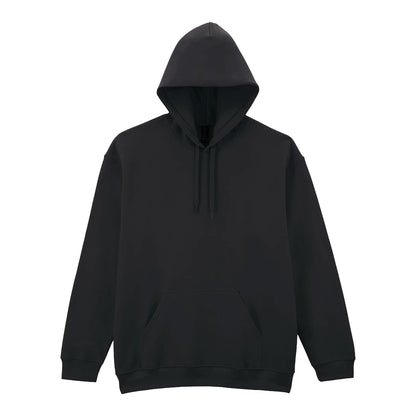 Black - Front - Gildan Mens Softstyle Midweight Hoodie