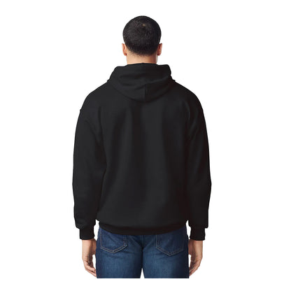 Black - Back - Gildan Mens Softstyle Midweight Hoodie
