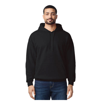 Black - Side - Gildan Mens Softstyle Midweight Hoodie