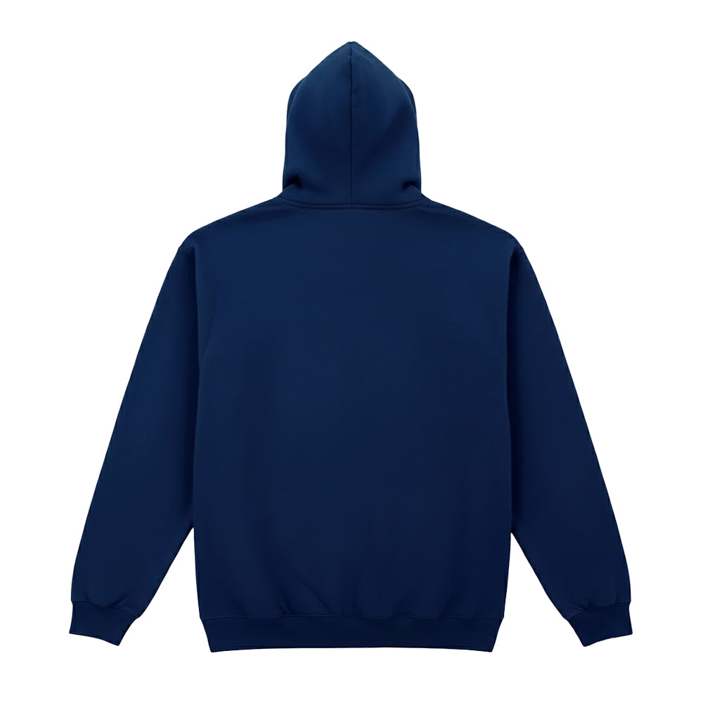 Navy - Back - Gildan Mens Softstyle Midweight Hoodie