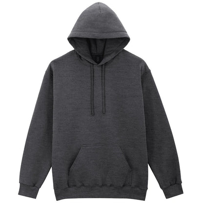 Heather Black - Front - Gildan Mens Softstyle Midweight Hoodie