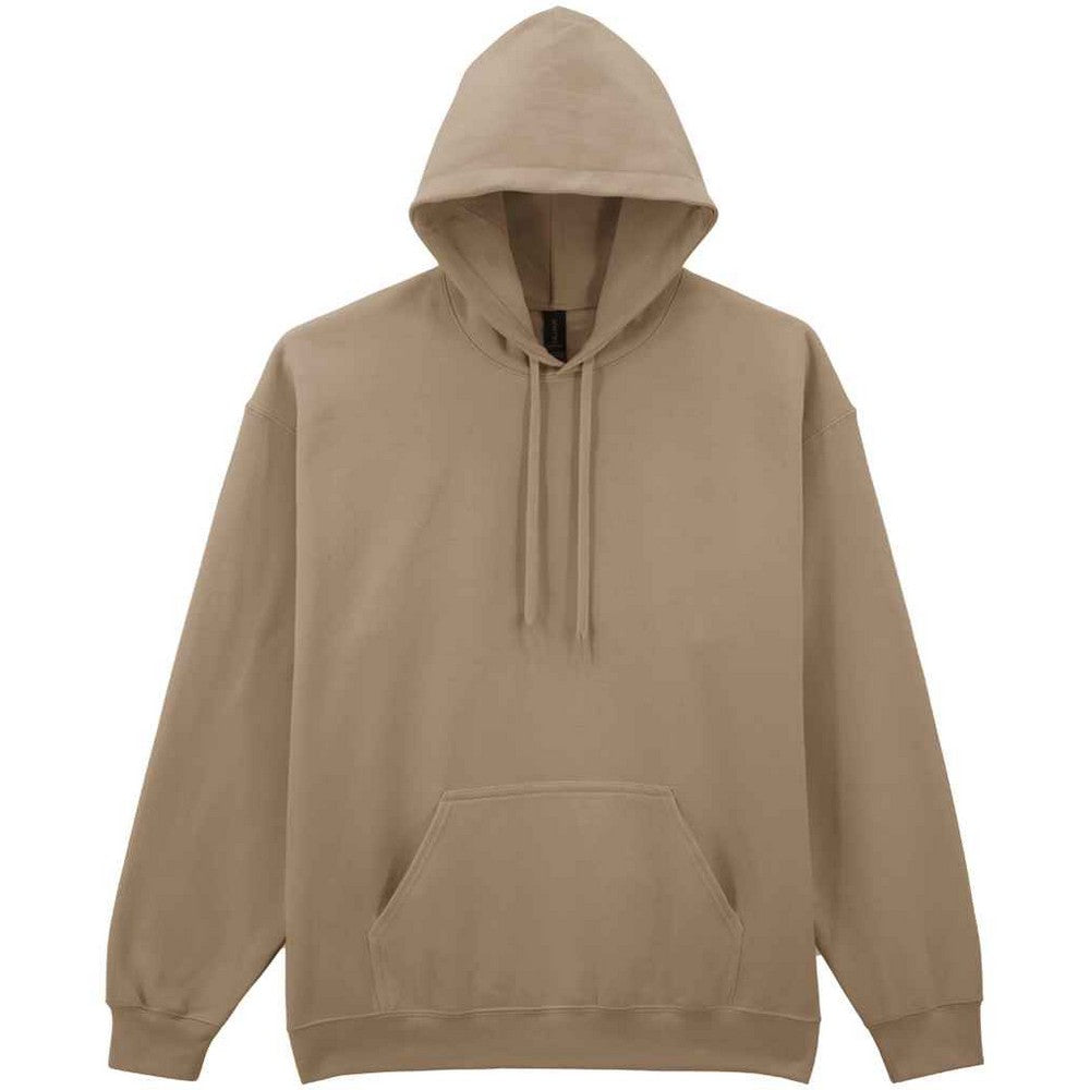 Brown Savana - Front - Gildan Mens Softstyle Midweight Hoodie