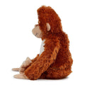 Orange-White - Back - Mumbles Zipped Orangutan Plush Toy