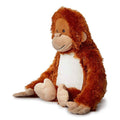 Orange-White - Side - Mumbles Zipped Orangutan Plush Toy
