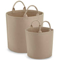 Sand - Back - Bagbase Felt Laundry Basket