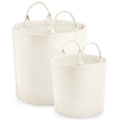 Soft White - Back - Bagbase Felt Laundry Basket