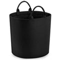 Black - Front - Bagbase Felt Laundry Basket