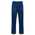 Navy - Back - Regatta Womens-Ladies Pro Waterproof Packaway Over Trousers