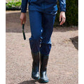 Navy - Side - Regatta Womens-Ladies Pro Waterproof Packaway Over Trousers