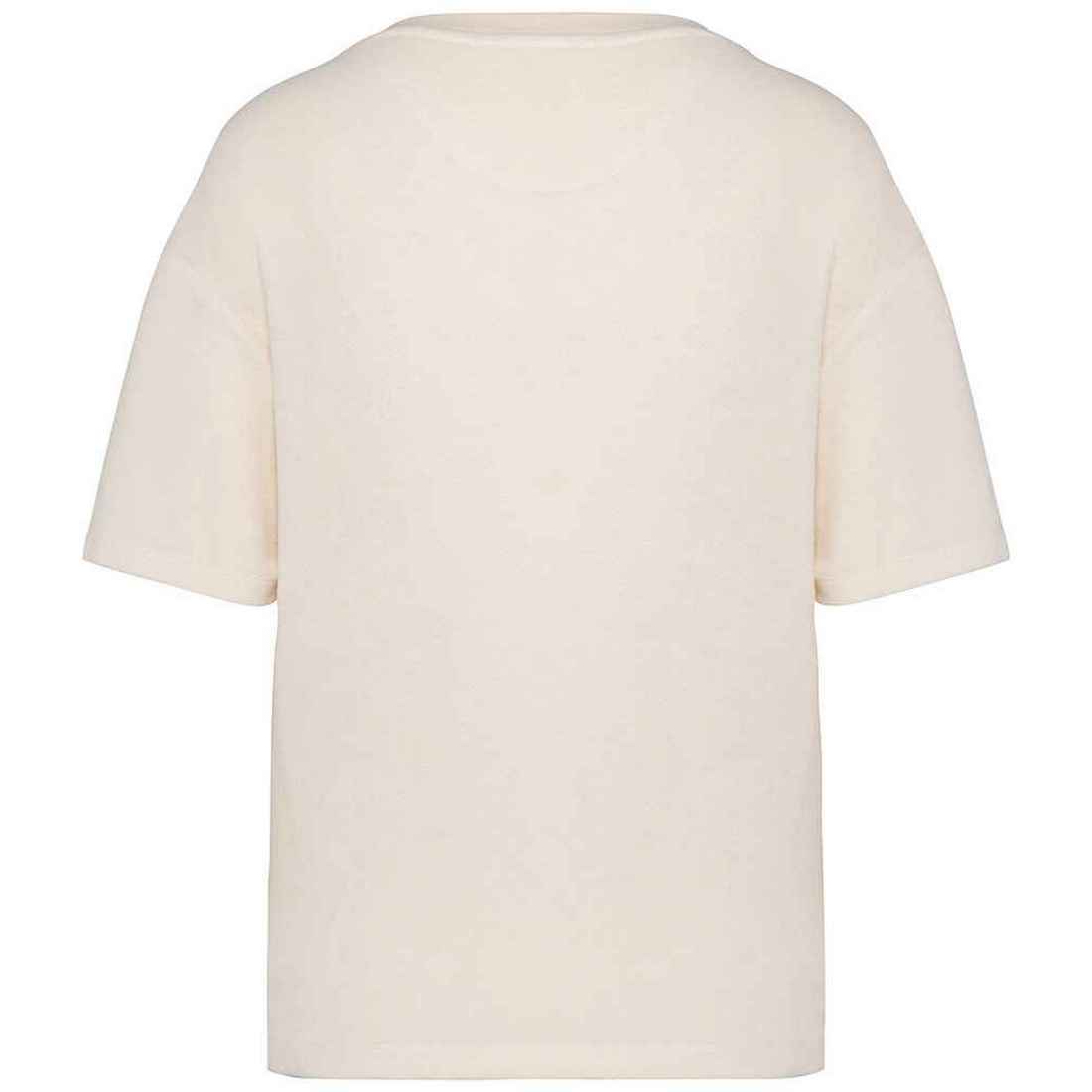 Ivory - Back - Native Spirit Womens-Ladies Terrycloth T-Shirt