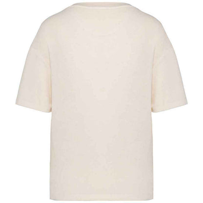 Ivory - Back - Native Spirit Womens-Ladies Terrycloth T-Shirt