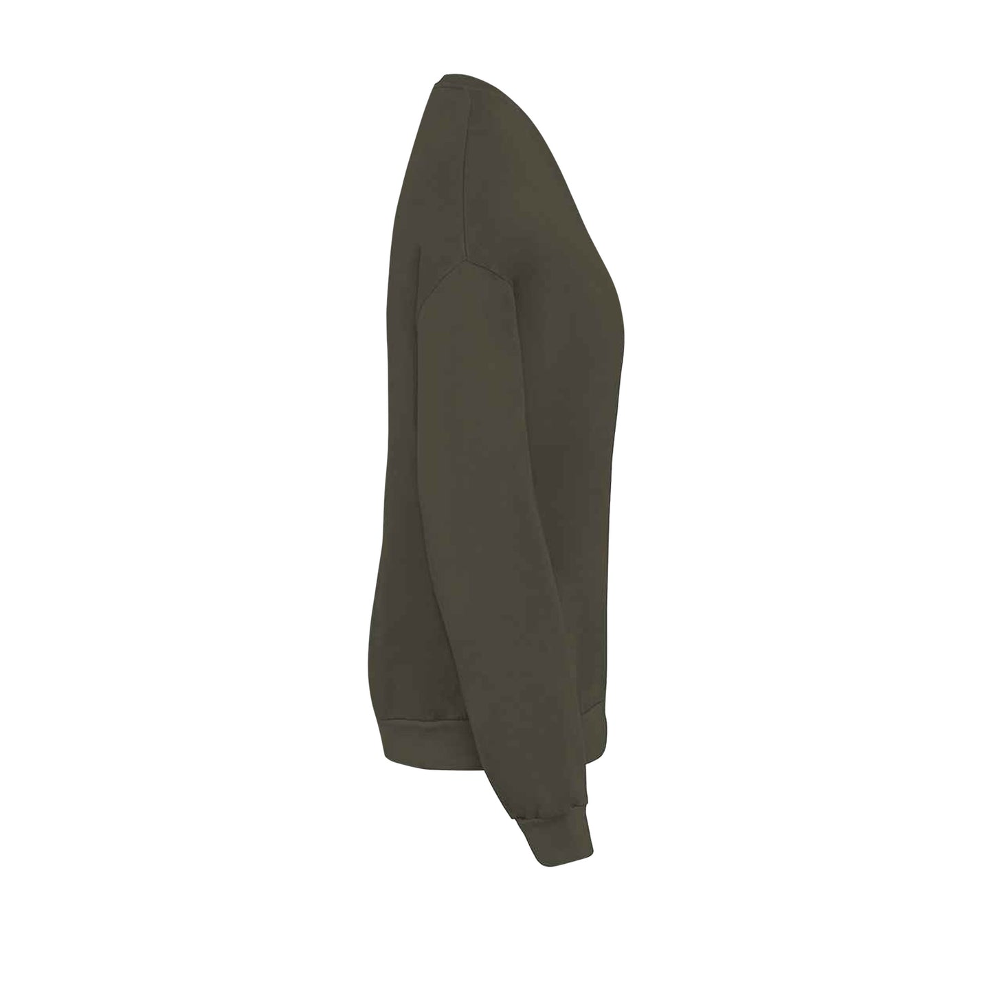 Washed Organic Khaki - Side - Native Spirit Unisex Adult Terrycloth Oversized Sweatshirt