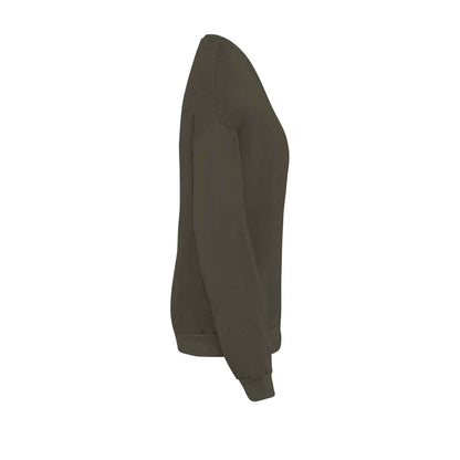 Washed Organic Khaki - Side - Native Spirit Unisex Adult Terrycloth Oversized Sweatshirt