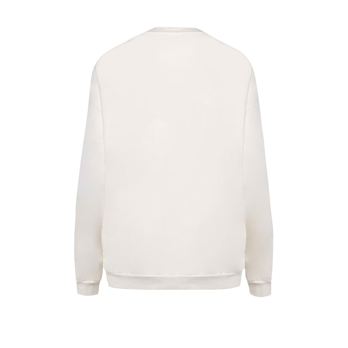Washed Ivory - Back - Native Spirit Unisex Adult Terrycloth Oversized Sweatshirt