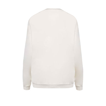Washed Ivory - Back - Native Spirit Unisex Adult Terrycloth Oversized Sweatshirt