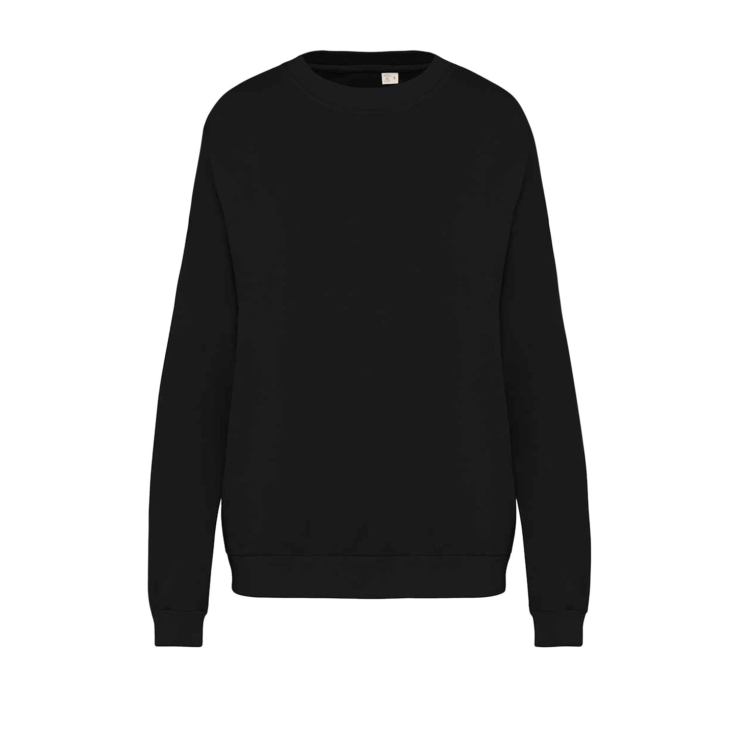 Washed Black - Front - Native Spirit Unisex Adult Terrycloth Oversized Sweatshirt