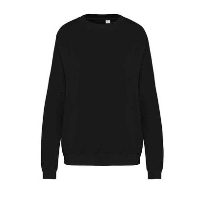 Washed Black - Front - Native Spirit Unisex Adult Terrycloth Oversized Sweatshirt