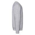 Heather Grey - Back - Fruit of the Loom Unisex Adult Premium Drop Shoulder Sweatshirt