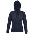 French Navy - Front - SOLS Womens-Ladies Spencer Hoodie