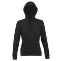 Black - Front - SOLS Womens-Ladies Spencer Hoodie