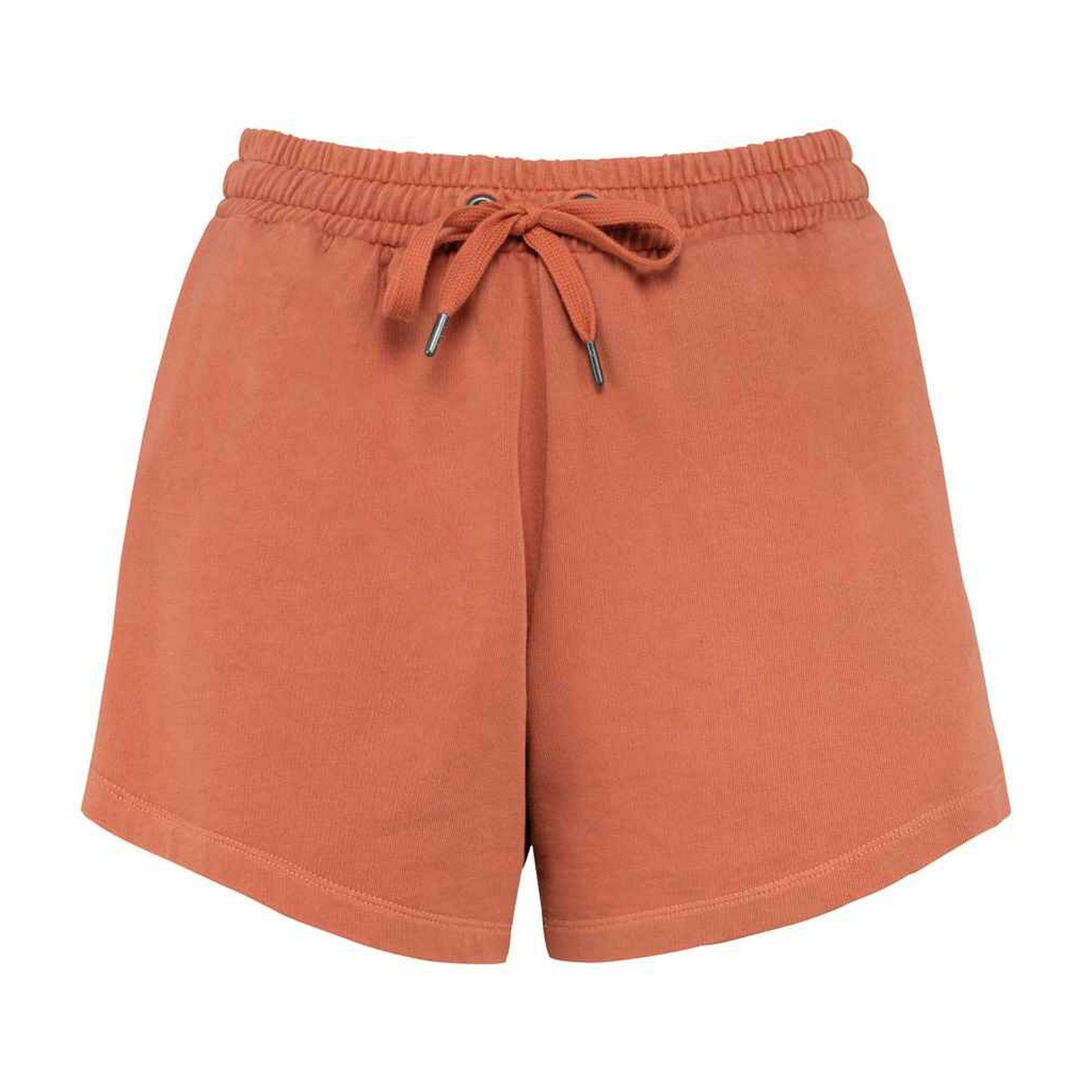Washed Pomelo - Front - Native Spirit Womens-Ladies French Terry Shorts
