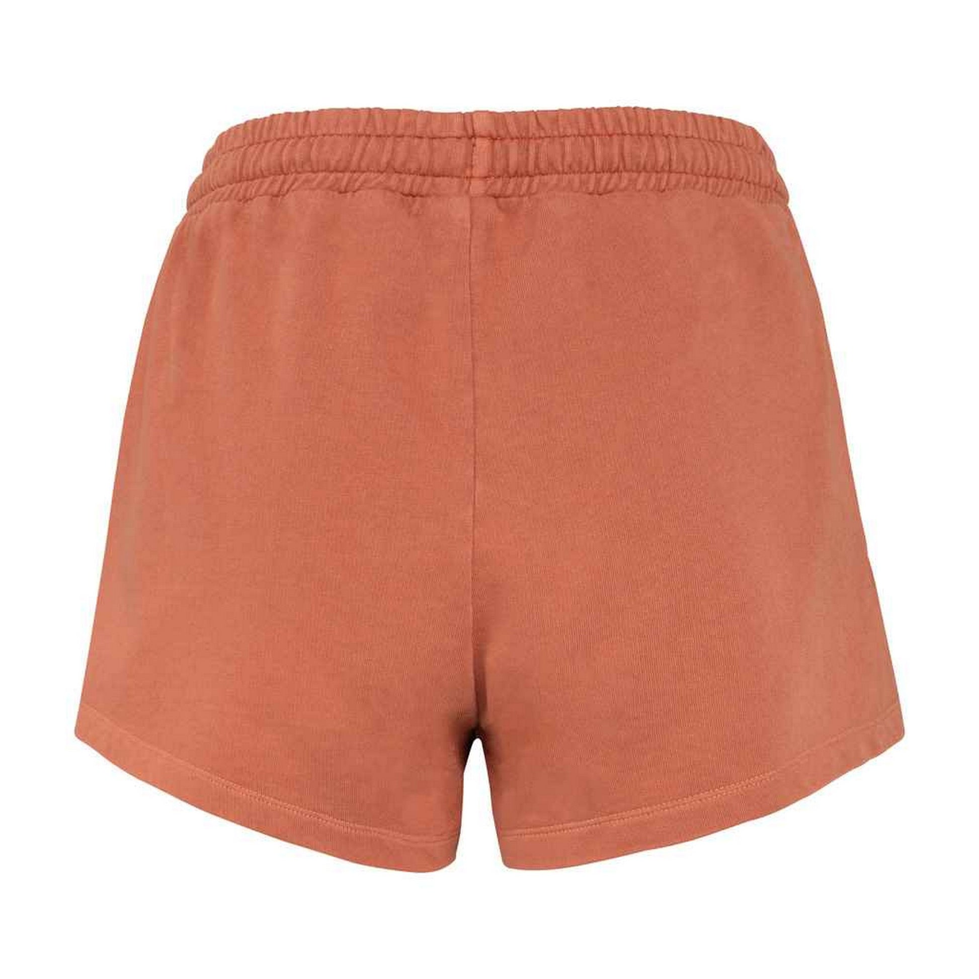 Washed Pomelo - Back - Native Spirit Womens-Ladies French Terry Shorts