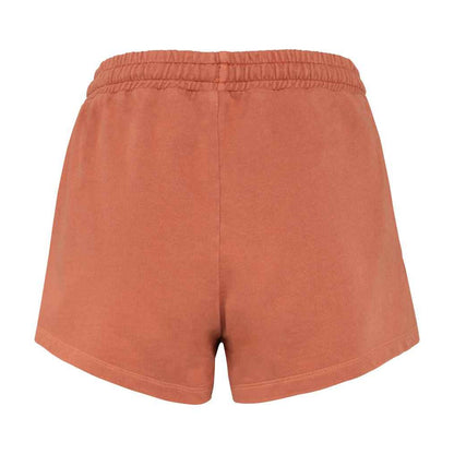 Washed Pomelo - Back - Native Spirit Womens-Ladies French Terry Shorts