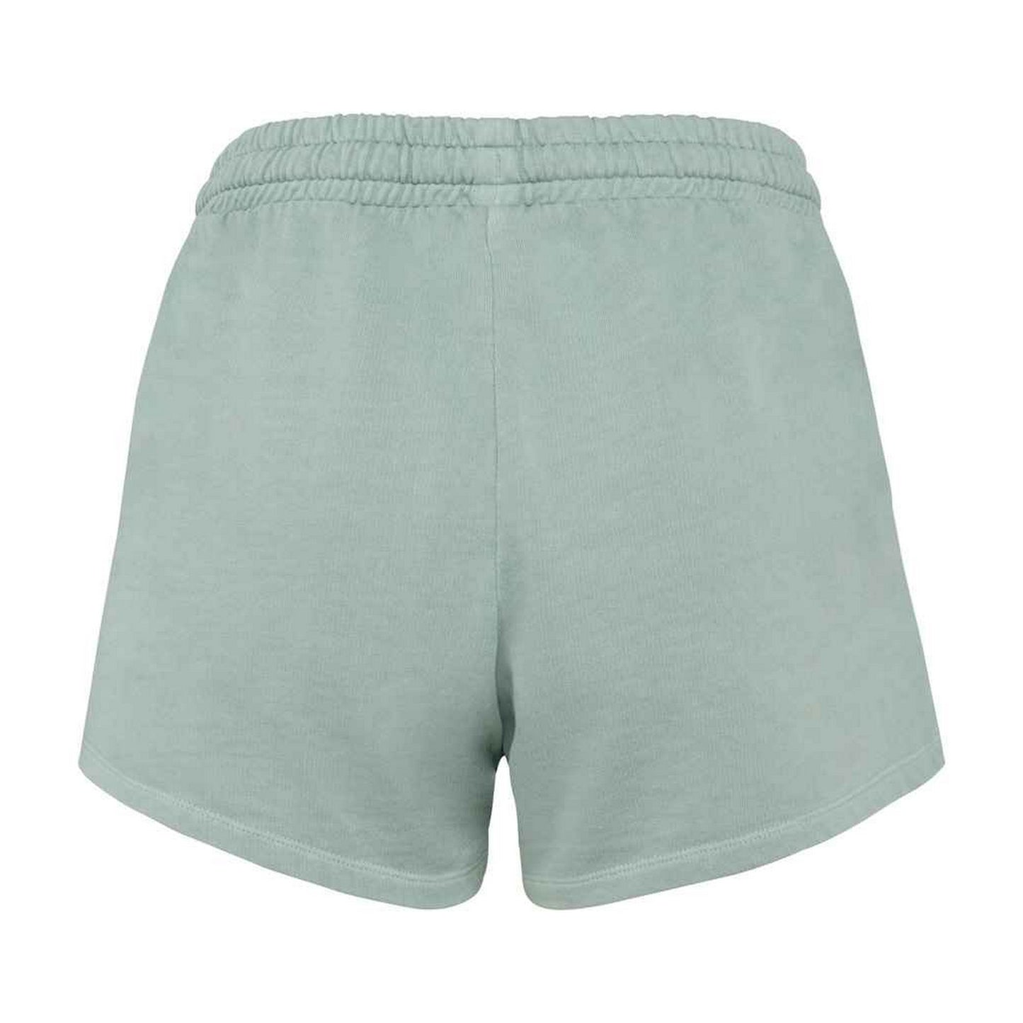 Washed Jade Green - Back - Native Spirit Womens-Ladies French Terry Shorts
