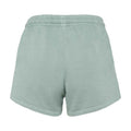 Washed Jade Green - Back - Native Spirit Womens-Ladies French Terry Shorts