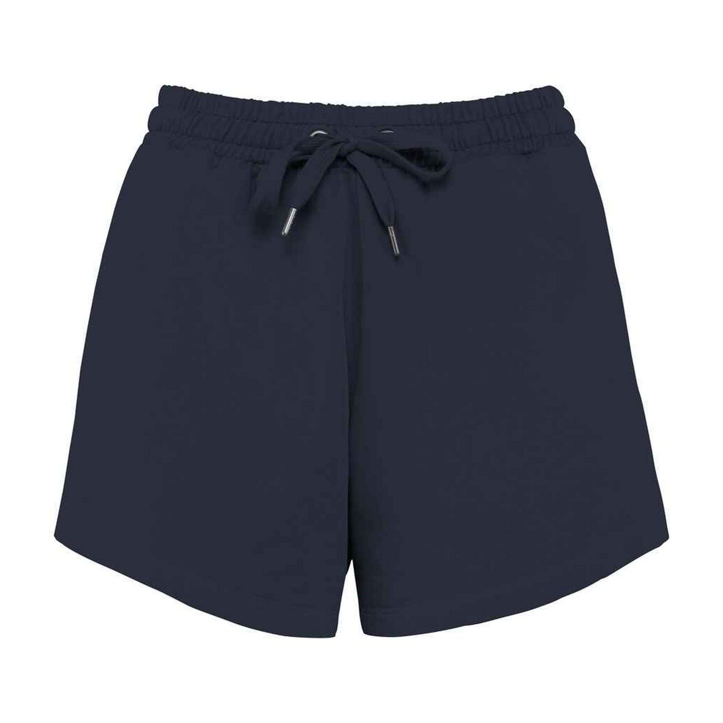 Washed Navy - Front - Native Spirit Womens-Ladies French Terry Shorts