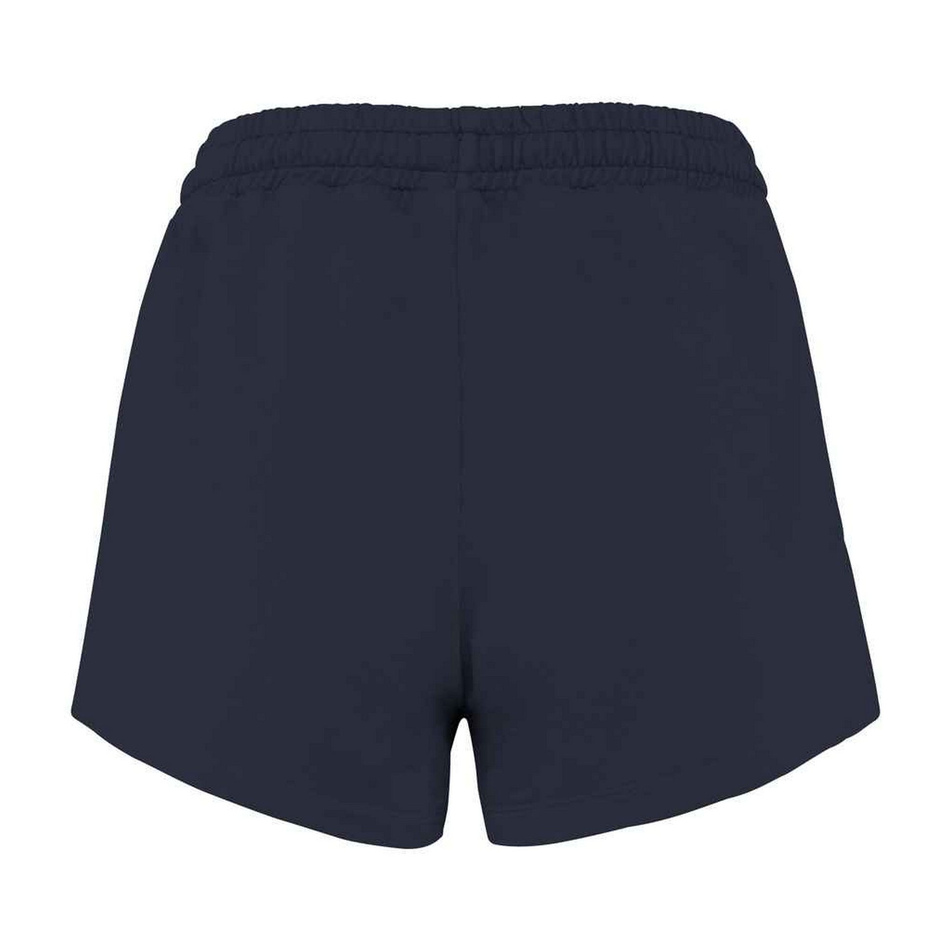 Washed Navy - Back - Native Spirit Womens-Ladies French Terry Shorts