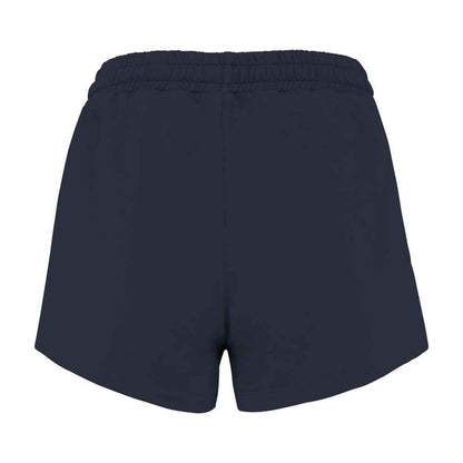 Washed Navy - Back - Native Spirit Womens-Ladies French Terry Shorts