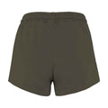 Washed Organic Khaki - Back - Native Spirit Womens-Ladies French Terry Shorts