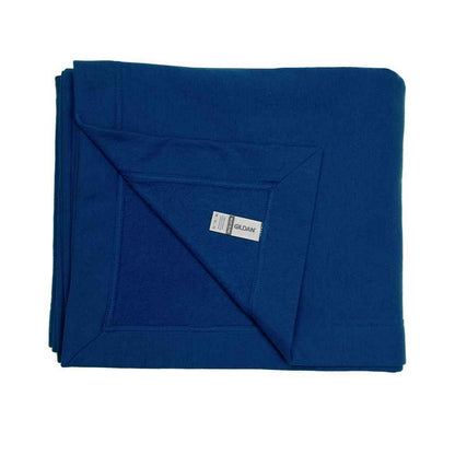 Navy - Front - Gildan Fleece Stadium Blanket