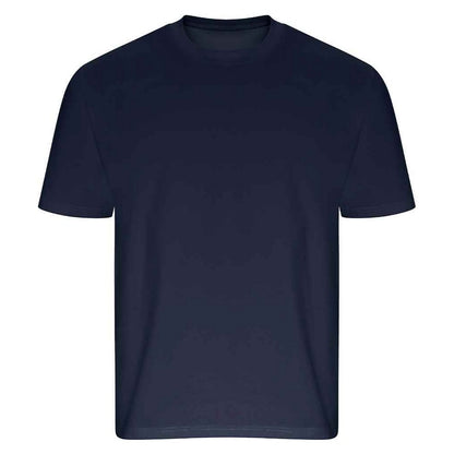 Navy - Front - Ecologie Unisex Adult Arrow Recycled Heavy Oversized T-Shirt