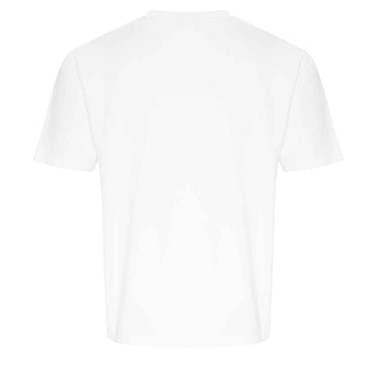 White - Back - Ecologie Unisex Adult Arrow Recycled Heavy Oversized T-Shirt