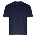 Navy - Front - Ecologie Unisex Adult Arrow Recycled Heavy Oversized T-Shirt