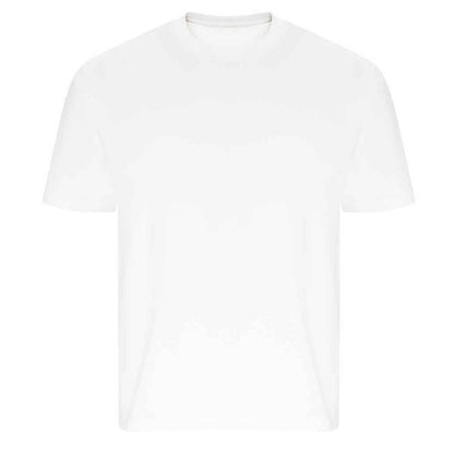White - Front - Ecologie Unisex Adult Arrow Recycled Heavy Oversized T-Shirt