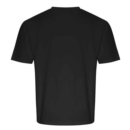 Black - Back - Ecologie Unisex Adult Arrow Recycled Heavy Oversized T-Shirt