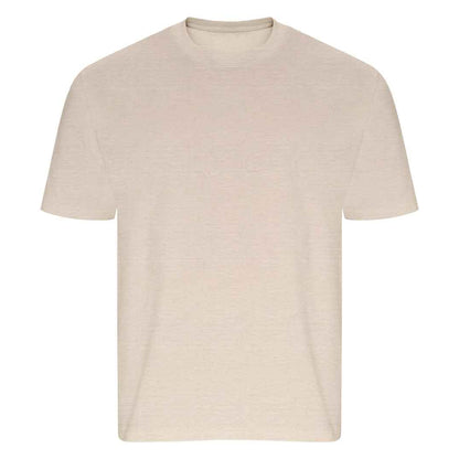 Stone - Front - Ecologie Unisex Adult Arrow Recycled Heavy Oversized T-Shirt